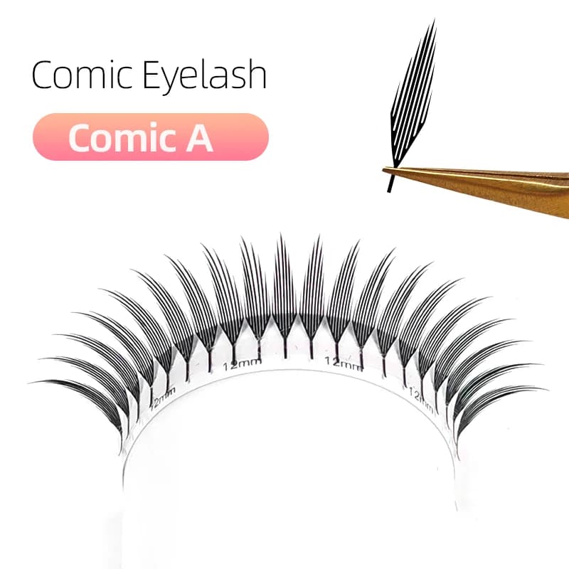 Индивидуальные ресницы Feather Shape Spire Brazilian Volume